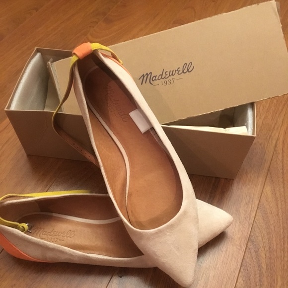 Madewell Shoes - Madewell Suede Two Piece Ankle Skimmer
